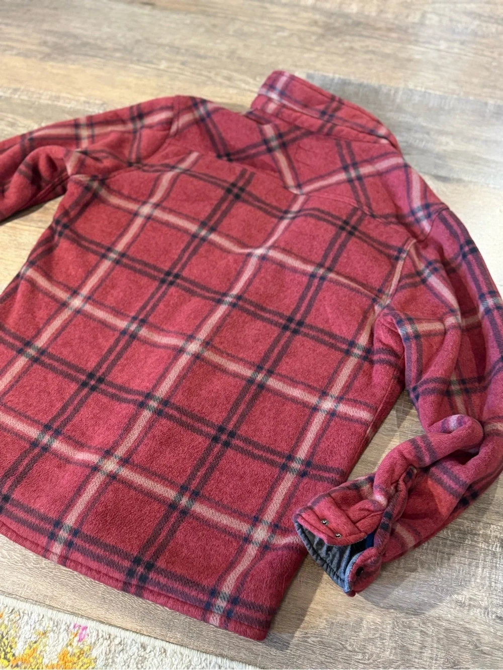 Men's O’Neill Plaid Fleece-Lined Shacket (XL)